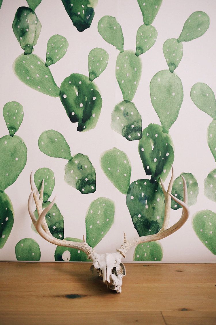 750x1125 Cactus Mural