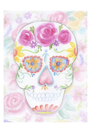 308x450 Calavera Dreaming Behind Art Print By Pam Varacek