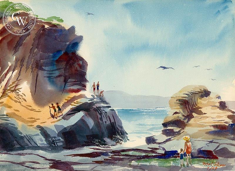 800x583 California Watercolor Art By Mel Shaw, American Artist