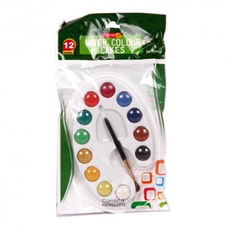 458x458 Camel Water Colour Cakes (For Students) 12 Shades