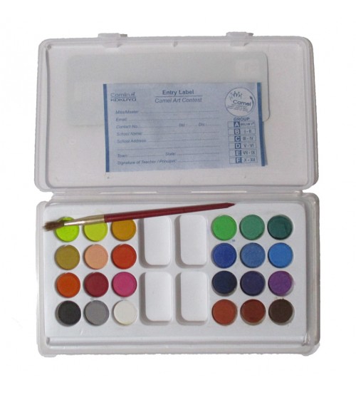 500x554 Camel Water Colour Cakes 24 Shades
