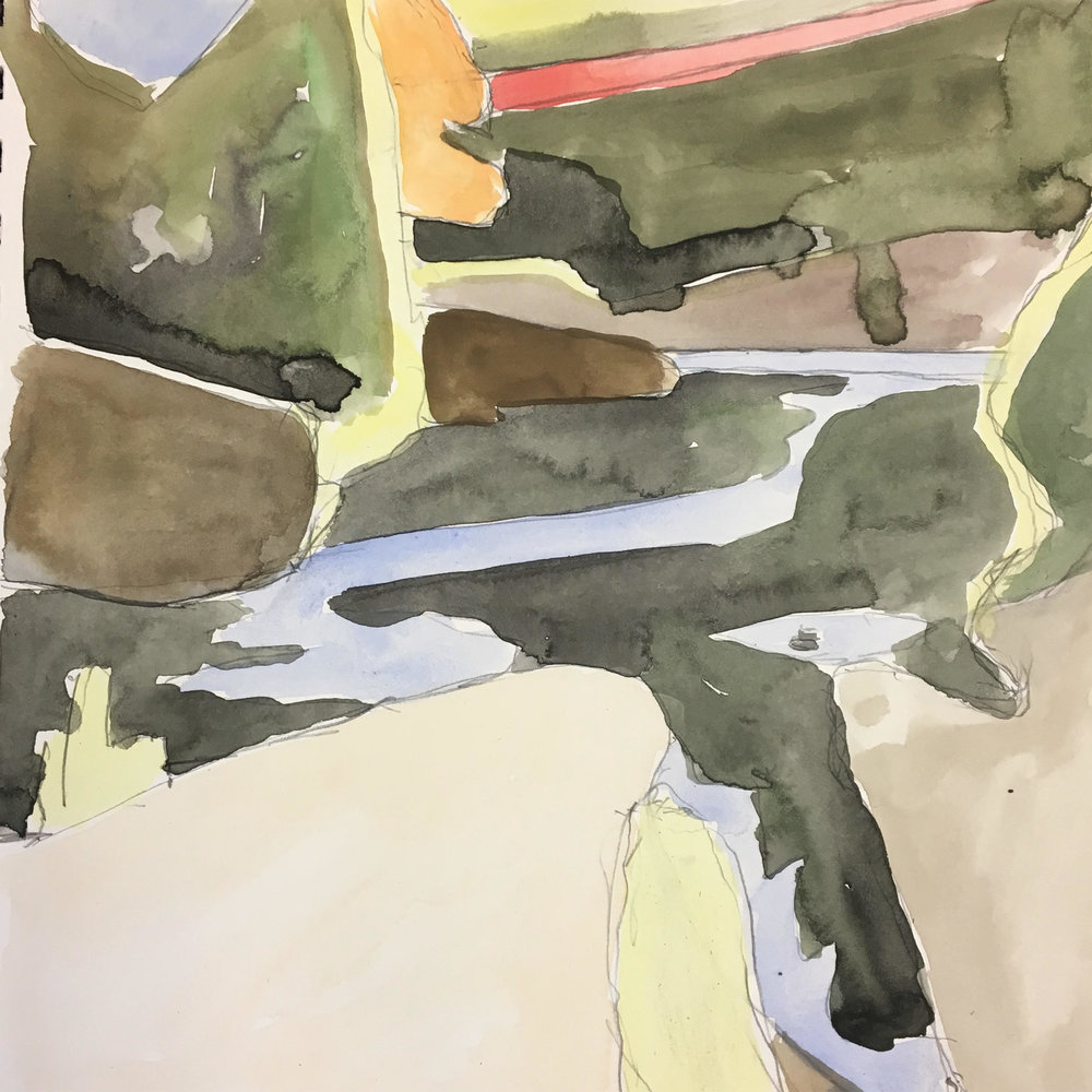 1000x1000 Drawing, Writing, And Watercolor Painting Canoe Excursion With