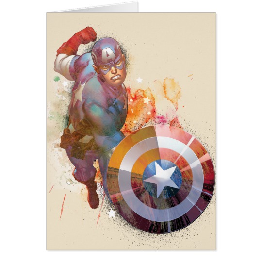 540x540 Captain America Watercolor Graphic