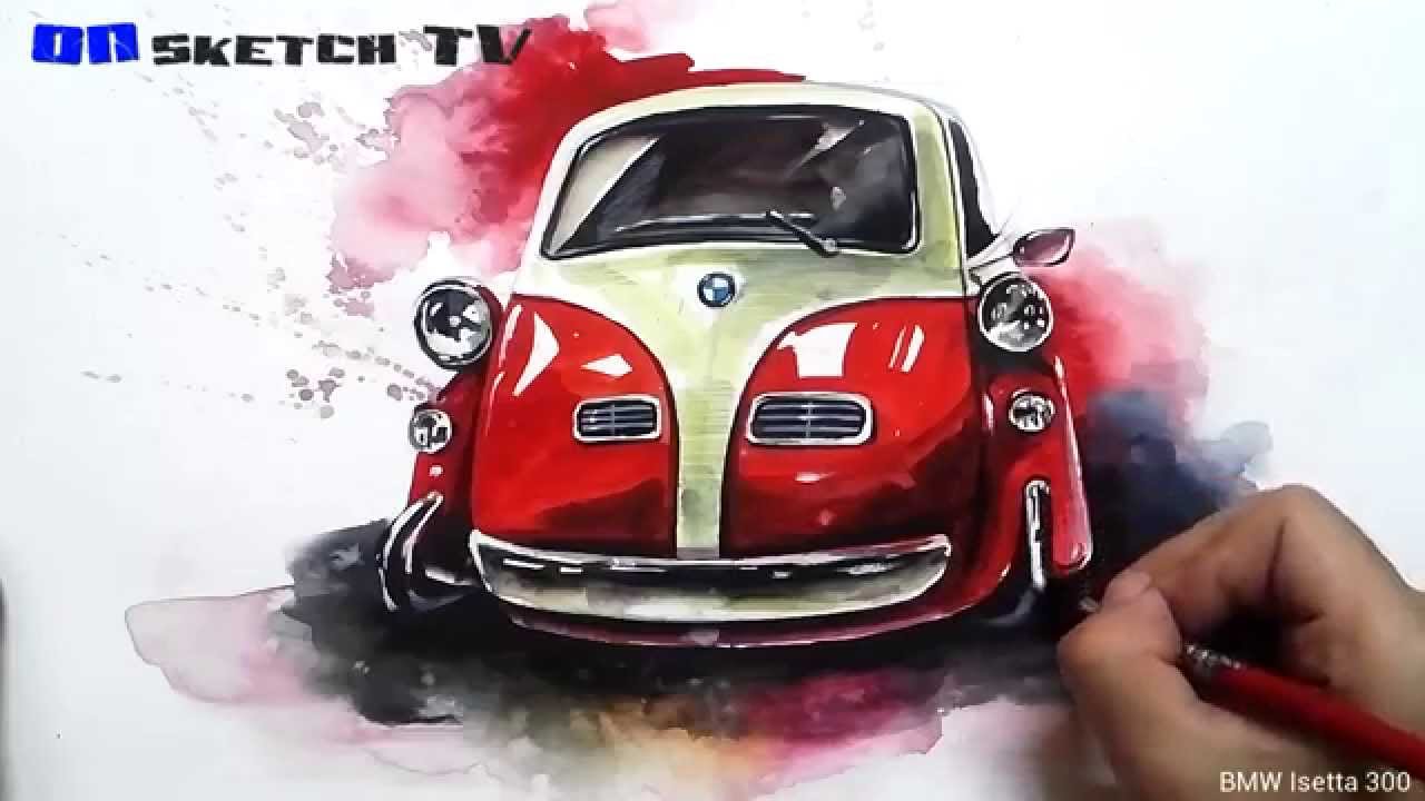 1280x720 Tv Car Sketch