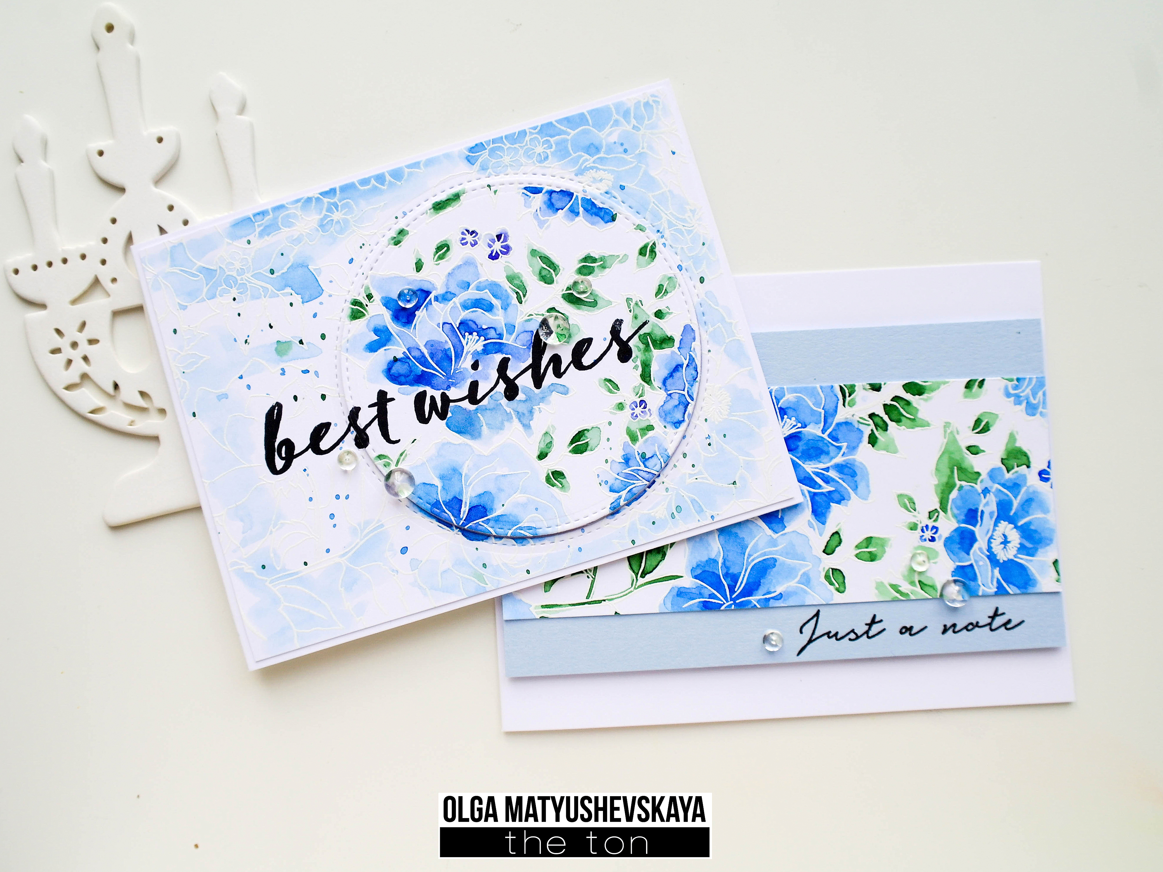 3985x2989 Couple Of Watercolor Cards The Season