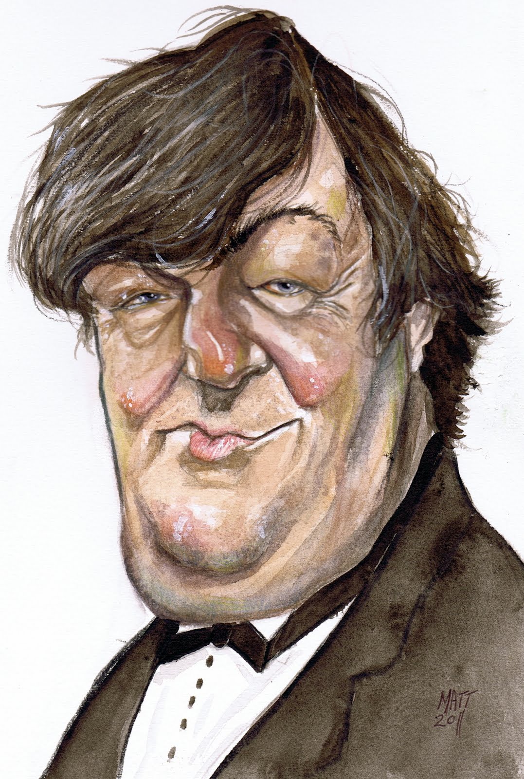 1077x1600 Matt Ryder Caricature Stephen Fry