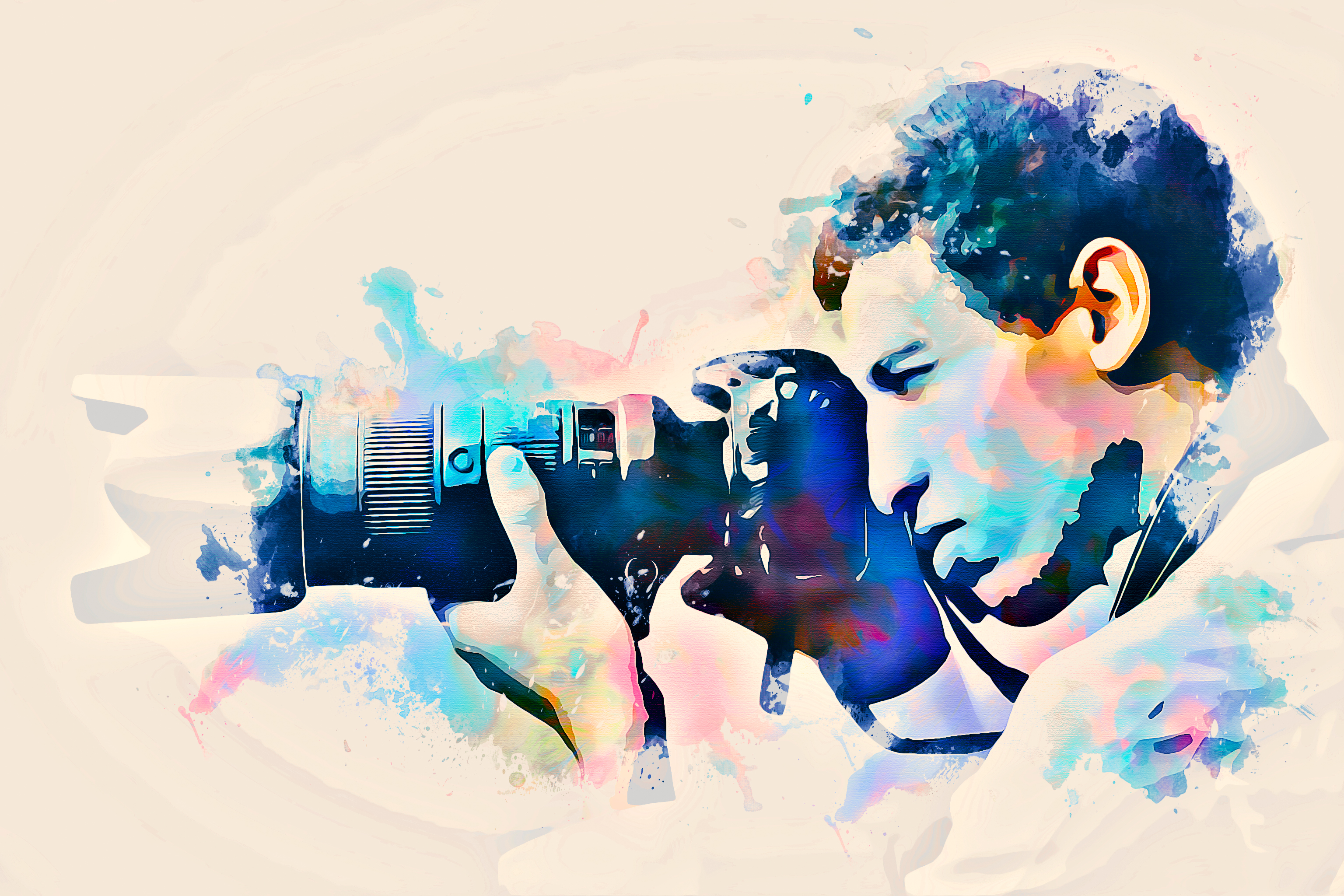 3072x2048 Watercolor Cartoon Painting Action By Kitket Graphicriver