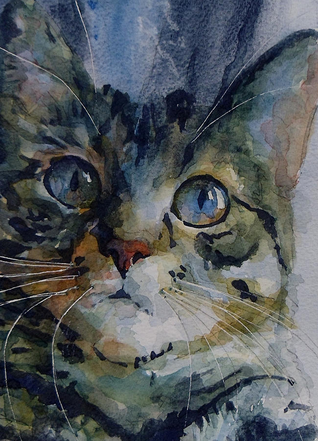 650x900 Watercolor Cat Paintings Fine Art America