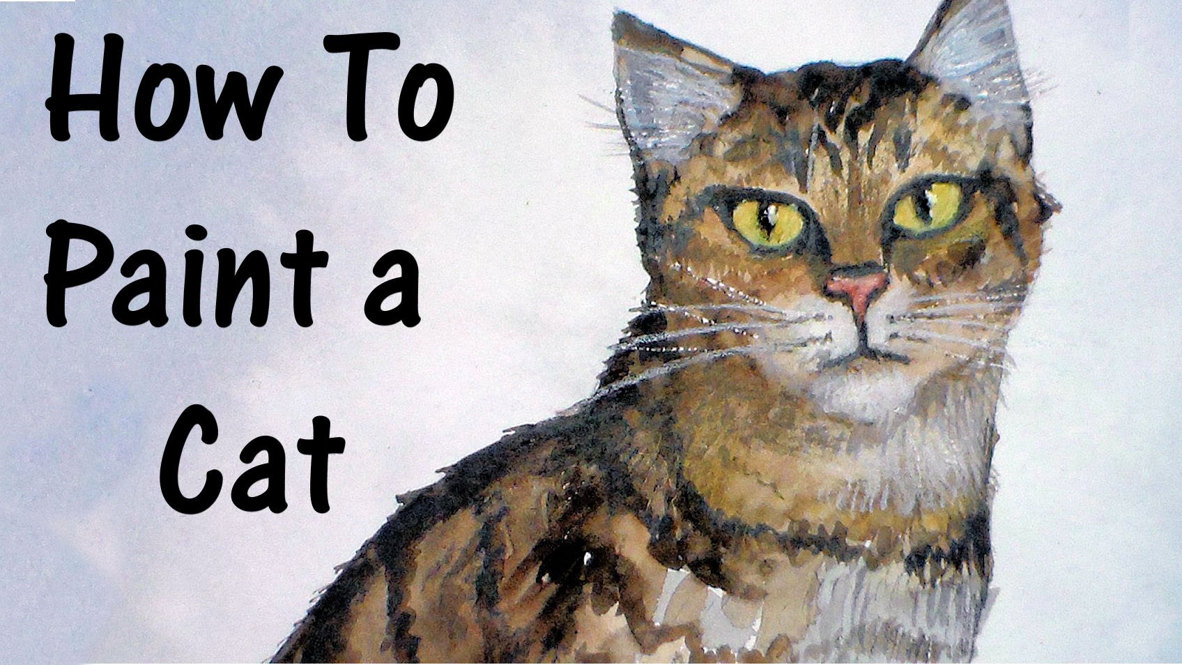 1696x954 How To Paint A Cat In Watercolor And Colored Pencil