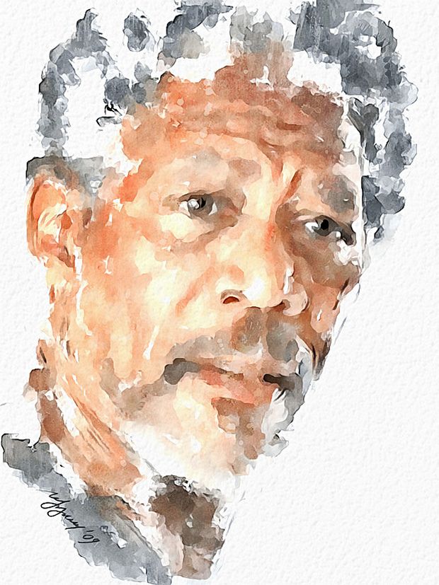 Celebrity Watercolor Portraits