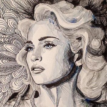 354x354 Shop Celebrity Portraits On Wanelo