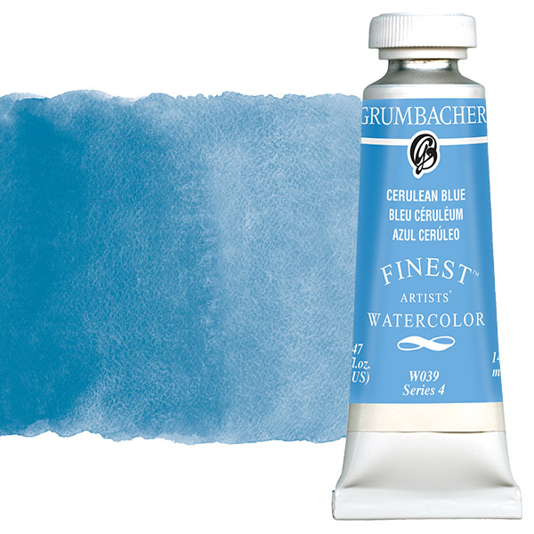 600x600 Cerulean Blue Watercolor