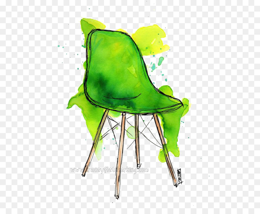 900x740 Chair Watercolor Painting Illustration