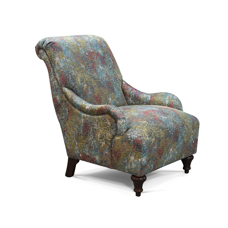 800x800 Traditional Multi Watercolor Accent Chair