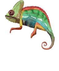 190x228 Chameleon Watercolor By Unicorndesign Spreadshirt