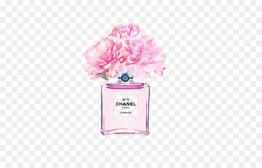 900x580 Chanel No. 5 Watercolor Painting Coco Perfume