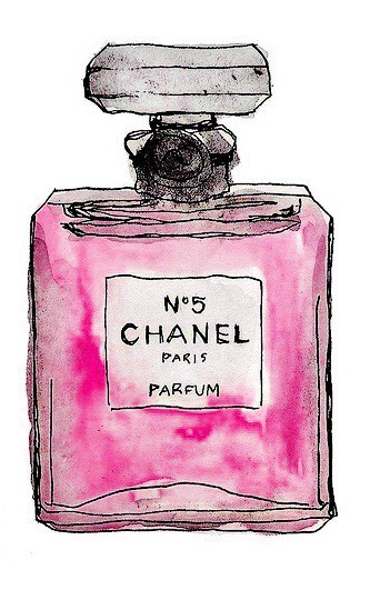 333x531 Watercolor Chanel No. 5 On We Heart It