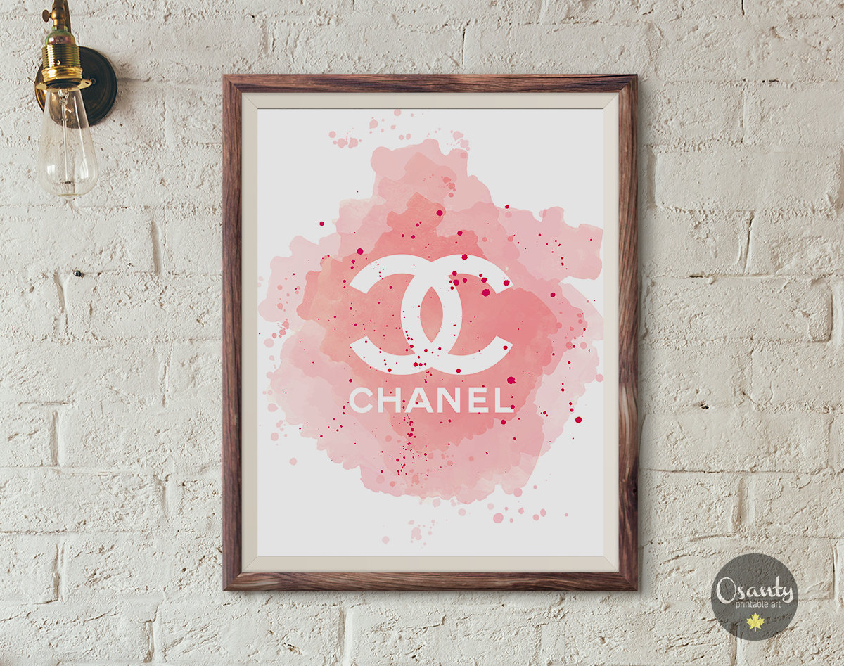 1200x947 Chanel Watercolor Art Osanty Printable Art