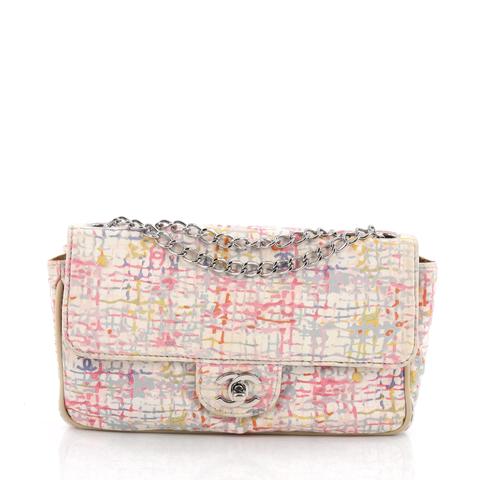 480x480 Buy Chanel Watercolor Clover Flap Bag Printed Canvas Small 1797401
