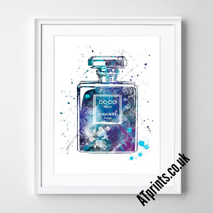 700x700 Coco Chanel Watercolour Art Print Atprints
