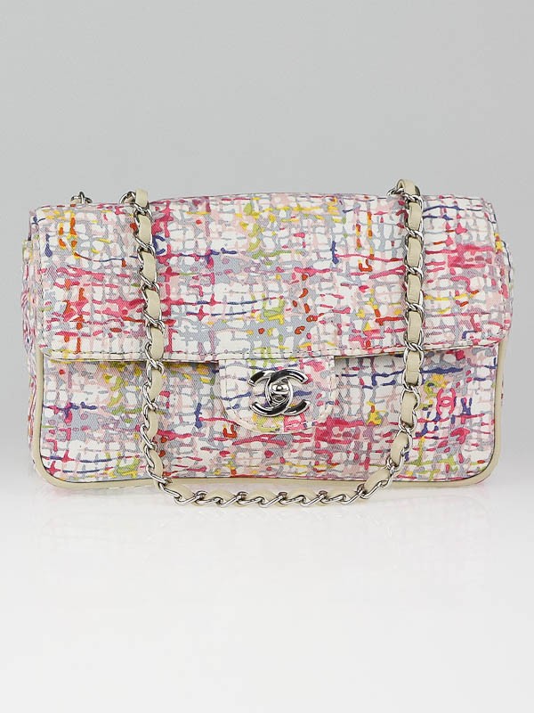 600x800 Chanel Limited Edition Watercolor Canvas Clover Small Flap Bag