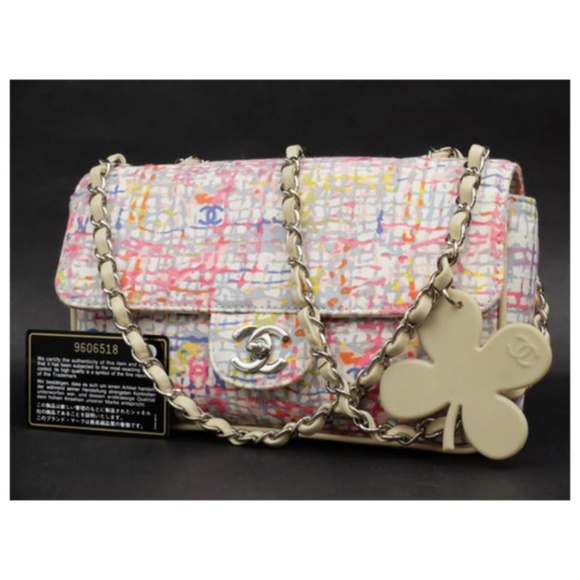 580x580 Chanel Bags Watercolor Clover Charm Flap 226033 Poshmark