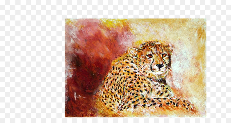 900x480 Leopard Jaguar Tiger Cheetah Watercolor Painting
