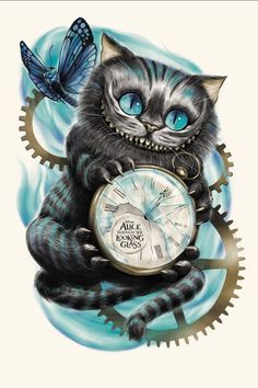 236x354 Kartinki Po Zaprosu Cheshire Cat Watercolor Tatu
