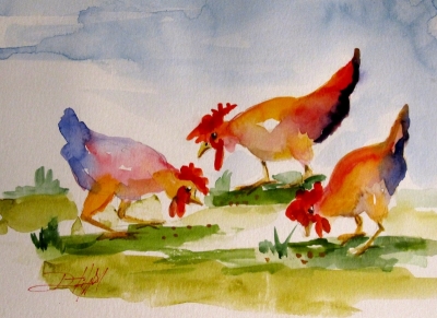 400x291 Painting Of The Day, Daily Oil Paintings By Delilah Peck Peck