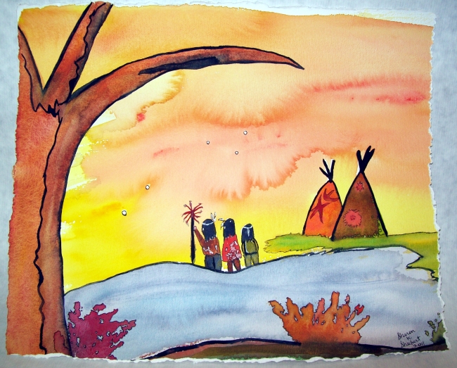 650x523 Watercolor Paintings For Children