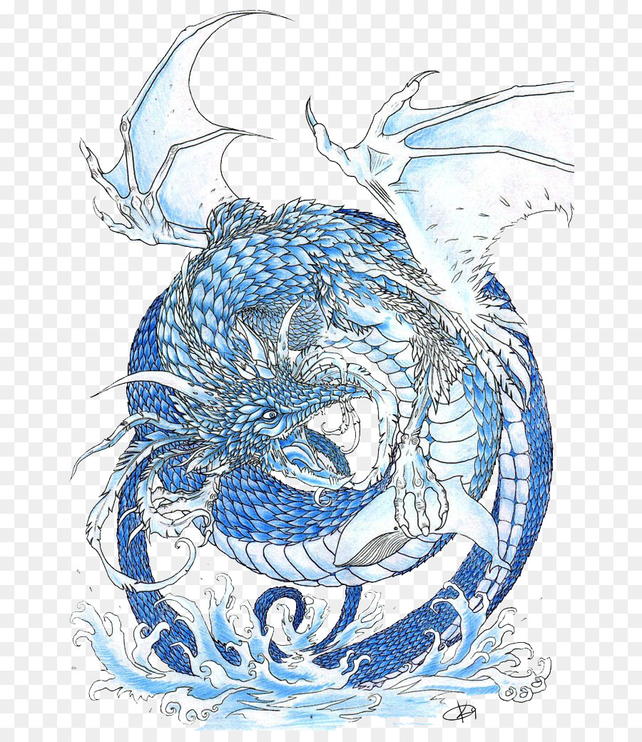 900x1040 Chinese Dragon Tattoo Drawing