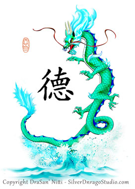 272x379 Gold Prosperity, Oriental Dragon Art Personalized Chinese