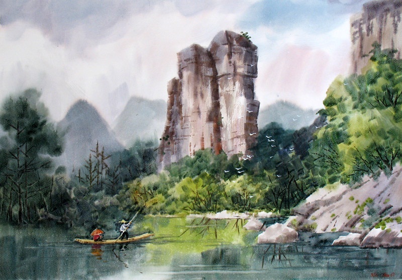 800x557 Original Painting Beautiful Chinese Artists Artwork Realistic