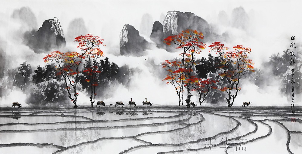 1000x511 Famous Watercolor Painting Artist Zhang Quanzong Traditional