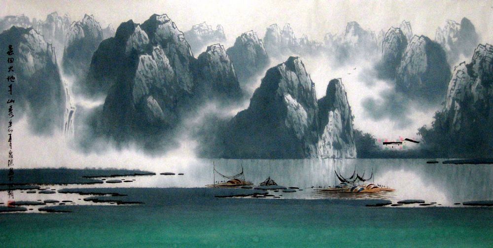 1000x503 The Origin Of Chinese Landscape Painting Chinese Painting Blog