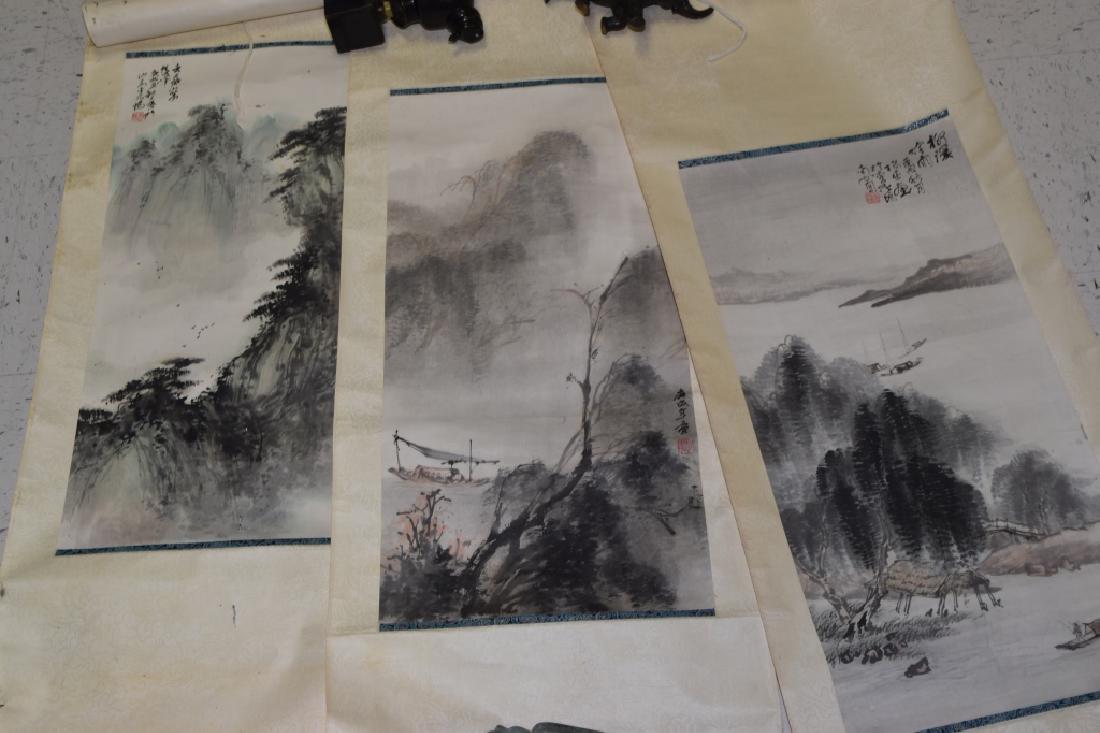 1100x733 Three Chinese Watercolor Landscape Paintings