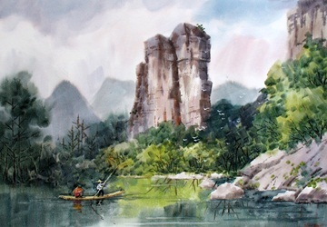 360x250 Original Painting Beautiful Chinese Artists Artwork Realistic