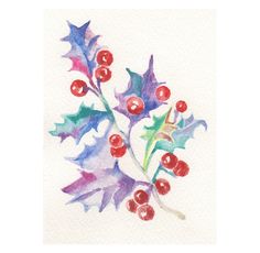 236x230 129 Best Christmas Watercolors Images Watercolour