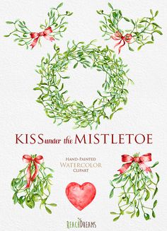 Christmas Watercolor Clipart