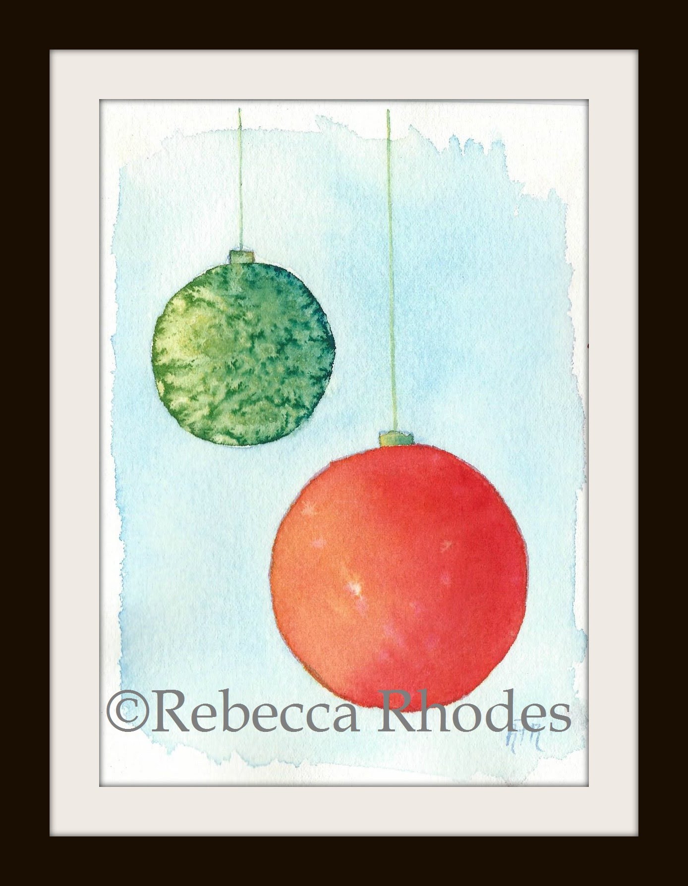 1388x1788 Watercolor For The Beginner How To Paint A Christmas Ornament