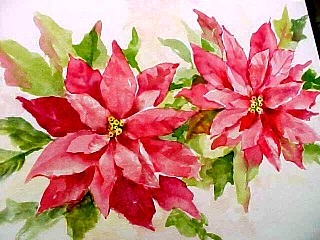 320x240 Painting Poinsettias