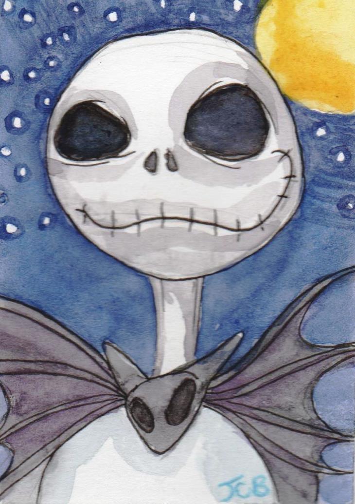 730x1034 Mini Watercolor Jack Nightmare Before Christmas By Art Hack On