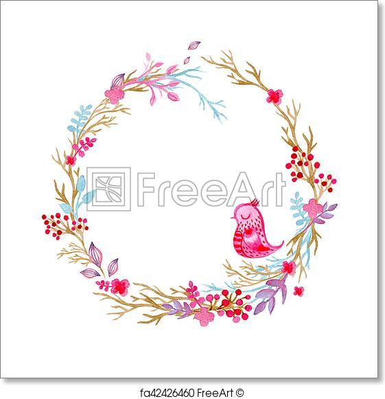 561x581 Free Art Print Of Hand Drawn Illustration