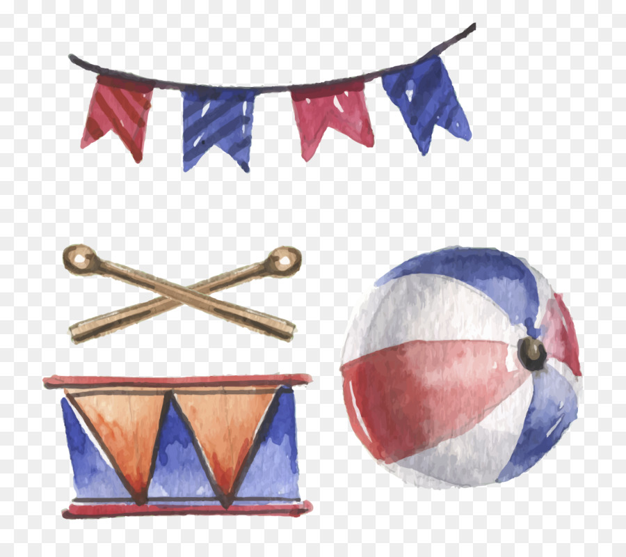 900x800 Performance Circus Watercolor Painting