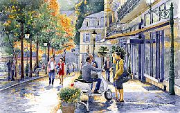 260x163 Gallery Of Artist Yuriy Shevchuk Watercolour Cityscape Paintings