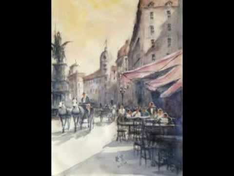 480x360 My Watercolor Painting Vienna Cityscape