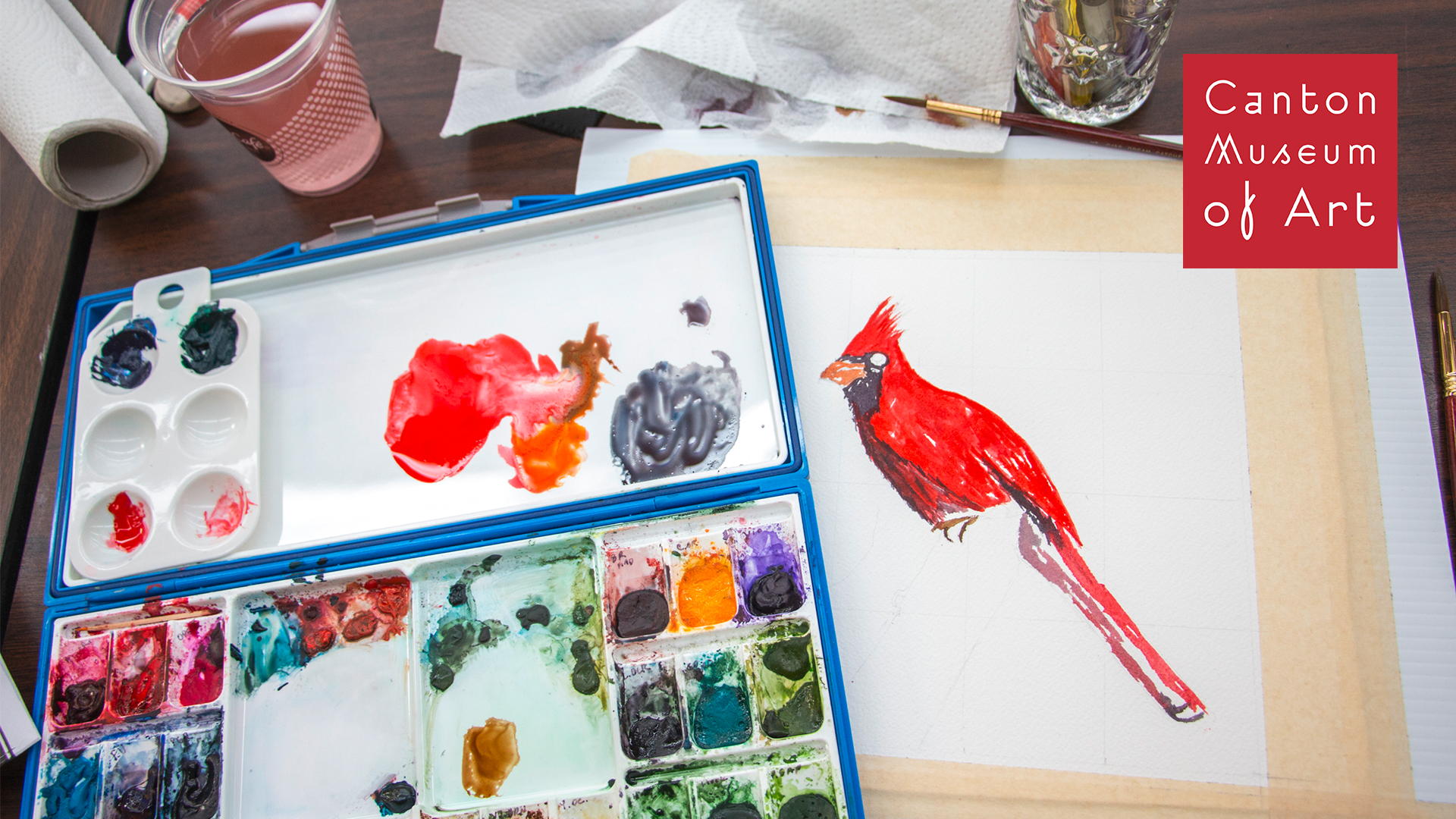 1920x1080 Classic Watercolor Painting Canton Museum Of Art