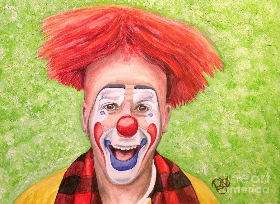 900x658 Watercolor Clown