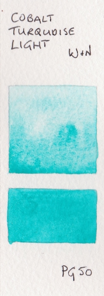356x1013 Turquoise Watercolour Swatches