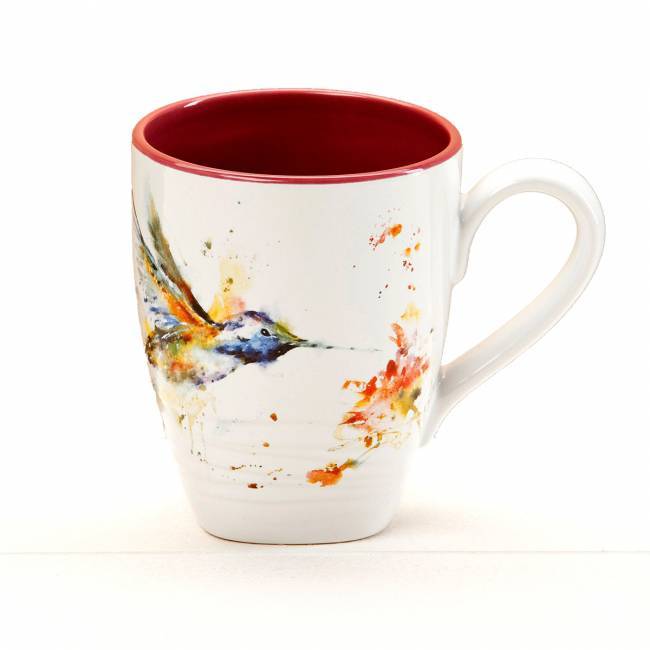 650x650 Watercolor Hummingbird Coffee Mug